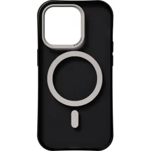 Nudient Form Back Cover hoesje met MagSafe voor Apple iPhone 14 Pro - Transparant/Zwart