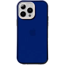 Nudient Form Back Cover hoesje voor Apple iPhone 14 Pro Max - Transparant/Blauw