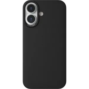 Nudient Thin Precise Back Cover hoesje met MagSafe voor Apple iPhone 16 - Ink Black