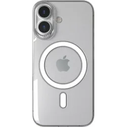 Nudient Thin Precise Back Cover hoesje met MagSafe voor Apple iPhone 16 - Transparent