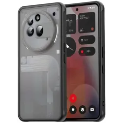 Phonesta AirFrost Back Cover hoesje voor Nothing Phone (3a) Pro - Mat Zwart