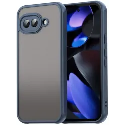 Phonesta AirFrost Back Cover hoesje voor Google Pixel 9a - Mat Blauw