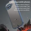Phonesta AirFrost Back Cover hoesje voor Google Pixel 9a - Mat Blauw 3