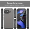 Phonesta AirFrost Back Cover hoesje voor Google Pixel 9a - Mat Zwart 2