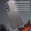 Phonesta AirFrost Back Cover hoesje voor Samsung Galaxy S25 Edge - Mat Paars 3