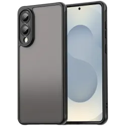 Phonesta AirFrost Back Cover hoesje voor Samsung Galaxy S25 Edge - Mat Zwart