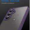 Phonesta AirFrost Back Cover hoesje voor Samsung Galaxy A36/A56 - Mat Paars 6