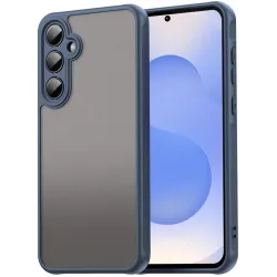 Phonesta AirFrost Back Cover hoesje voor Samsung Galaxy S25/S24 - Mat Blauw