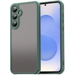Phonesta AirFrost Back Cover hoesje voor Samsung Galaxy S25/S24 - Mat Groen