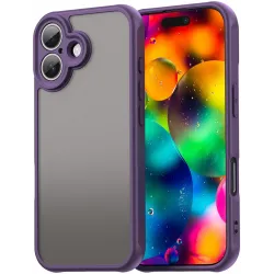 Phonesta AirFrost Back Cover hoesje voor Apple iPhone 17 - Mat Paars