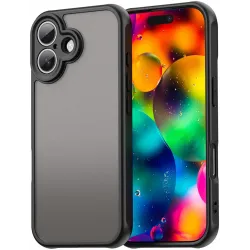 Phonesta AirFrost Back Cover hoesje voor Apple iPhone 17 - Mat Zwart