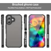 Phonesta AirFrost Back Cover hoesje voor Apple iPhone 17 - Mat Zwart 1