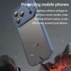 Phonesta AirFrost Back Cover hoesje voor Apple iPhone 17 Pro - Mat Blauw 3