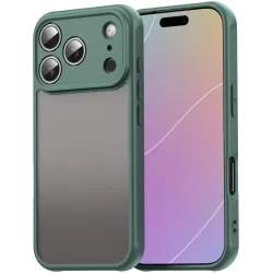 Phonesta AirFrost Back Cover hoesje voor Apple iPhone 17 Pro - Mat Groen