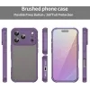 Phonesta AirFrost Back Cover hoesje voor Apple iPhone 17 Pro - Mat Paars 1