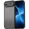 Phonesta AirFrost Back Cover hoesje voor Apple iPhone Air - Mat Zwart 0