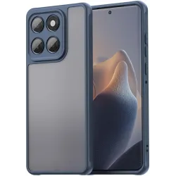 Phonesta AirFrost Back Cover hoesje voor Motorola Edge 60 / Edge 60 Fusion - Mat Blauw