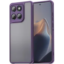 Phonesta AirFrost Back Cover hoesje voor Motorola Edge 60 / Edge 60 Fusion - Mat Paars