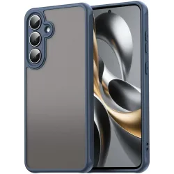 Phonesta AirFrost Back Cover hoesje voor Samsung Galaxy S25 FE - Mat Blauw