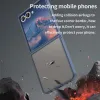 Phonesta AirFrost Back Cover hoesje voor Samsung Galaxy Z Flip 7 - Mat Blauw 3