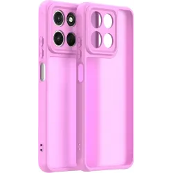 Phonesta AirFrost Back Cover hoesje voor Motorola Moto G57 Power - Mat Bubblegum Pink