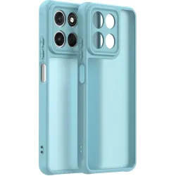 Phonesta AirFrost Back Cover hoesje voor Motorola Moto G57 Power - Mat Ice Blue