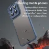 Phonesta AirFrost Back Cover hoesje voor Motorola Edge 70 - Mat Blauw 3