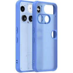 Phonesta AirFrost Back Cover hoesje voor Nothing Phone (3) - Mat Sapphire Blue