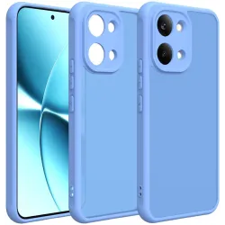 Phonesta AirFrost Back Cover hoesje voor Xiaomi Poco X8 Pro Max - Mat Sapphire Blue