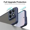 Phonesta AirFrost Back Cover hoesje voor Motorola Edge 70 Fusion - Mat Blauw 2