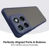 Phonesta AirFrost Back Cover hoesje voor Motorola Edge 70 Fusion - Mat Blauw 4