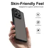 Phonesta AirFrost Back Cover hoesje voor Motorola Edge 70 Fusion - Mat Zwart 1