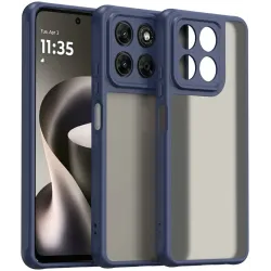Phonesta AirFrost Back Cover hoesje voor Motorola Moto G47/G37/G37 Power - Mat Blauw