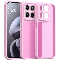 Phonesta AirFrost Back Cover hoesje voor Motorola Moto G87/G77/G76 - Mat Bubblegum Pink