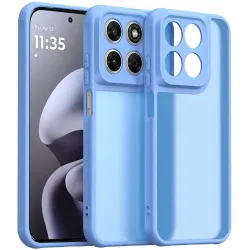 Phonesta AirFrost Back Cover hoesje voor Motorola Moto G87/G77/G76 - Mat Sapphire Blue