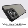 Phonesta AirFrost Back Cover hoesje voor Motorola Moto G87/G77/G76 - Mat Zwart 4