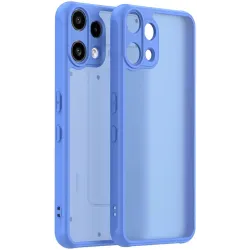 Phonesta AirFrost Back Cover hoesje voor Nothing Phone (3a) Lite - Mat Sapphire Blue