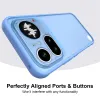 Phonesta AirFrost Back Cover hoesje voor Nothing Phone (4a) Pro - Mat Sapphire Blue 4