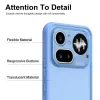 Phonesta AirFrost Back Cover hoesje voor Nothing Phone (4a) Pro - Mat Sapphire Blue 6
