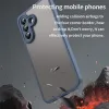 Phonesta AirFrost Back Cover hoesje voor Samsung Galaxy A37 - Mat Blauw 2