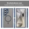 Phonesta AirFrost Back Cover hoesje met MagSafe voor Samsung Galaxy S25 Ultra - Mat Blauw 3