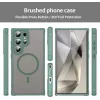 Phonesta AirFrost Back Cover hoesje met MagSafe voor Samsung Galaxy S25 Ultra - Mat Groen 3