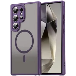 Phonesta AirFrost Back Cover hoesje met MagSafe voor Samsung Galaxy S25 Ultra - Mat Paars