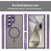 Phonesta AirFrost Back Cover hoesje met MagSafe voor Samsung Galaxy S25 Ultra - Mat Paars 3