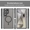Phonesta AirFrost Back Cover hoesje met MagSafe voor Samsung Galaxy S25 Ultra - Mat Zwart 3