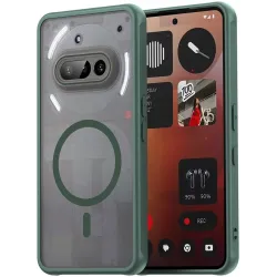 Phonesta AirFrost Back Cover hoesje met MagSafe voor Nothing Phone (3a) - Mat Groen