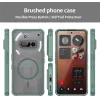 Phonesta AirFrost Back Cover hoesje met MagSafe voor Nothing Phone (3a) - Mat Groen 8