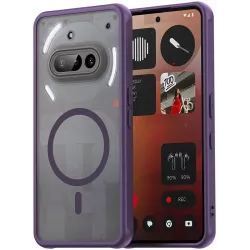 Phonesta AirFrost Back Cover hoesje met MagSafe voor Nothing Phone (3a) - Mat Paars