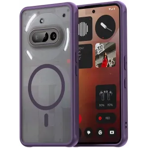 Phonesta AirFrost Back Cover hoesje met MagSafe voor Nothing Phone (3a) - Mat Paars