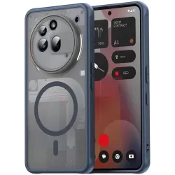 Phonesta AirFrost Back Cover hoesje met MagSafe voor Nothing Phone (3a) Pro - Mat Blauw